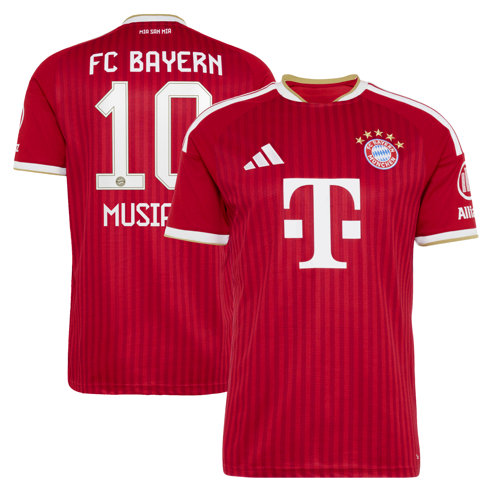 Men's adidas Jamal Musiala Red Bayern Munich 2026/27 Home Replica Jersey