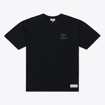 Men's Mitchell & Ness Black Kansas City Chiefs Core Essentials Micro Logo T-Shirt