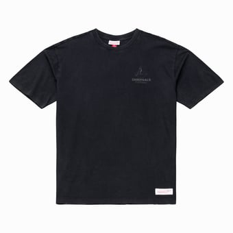 Men's Mitchell & Ness Black Arizona Cardinals Core Essentials Micro Logo T-Shirt