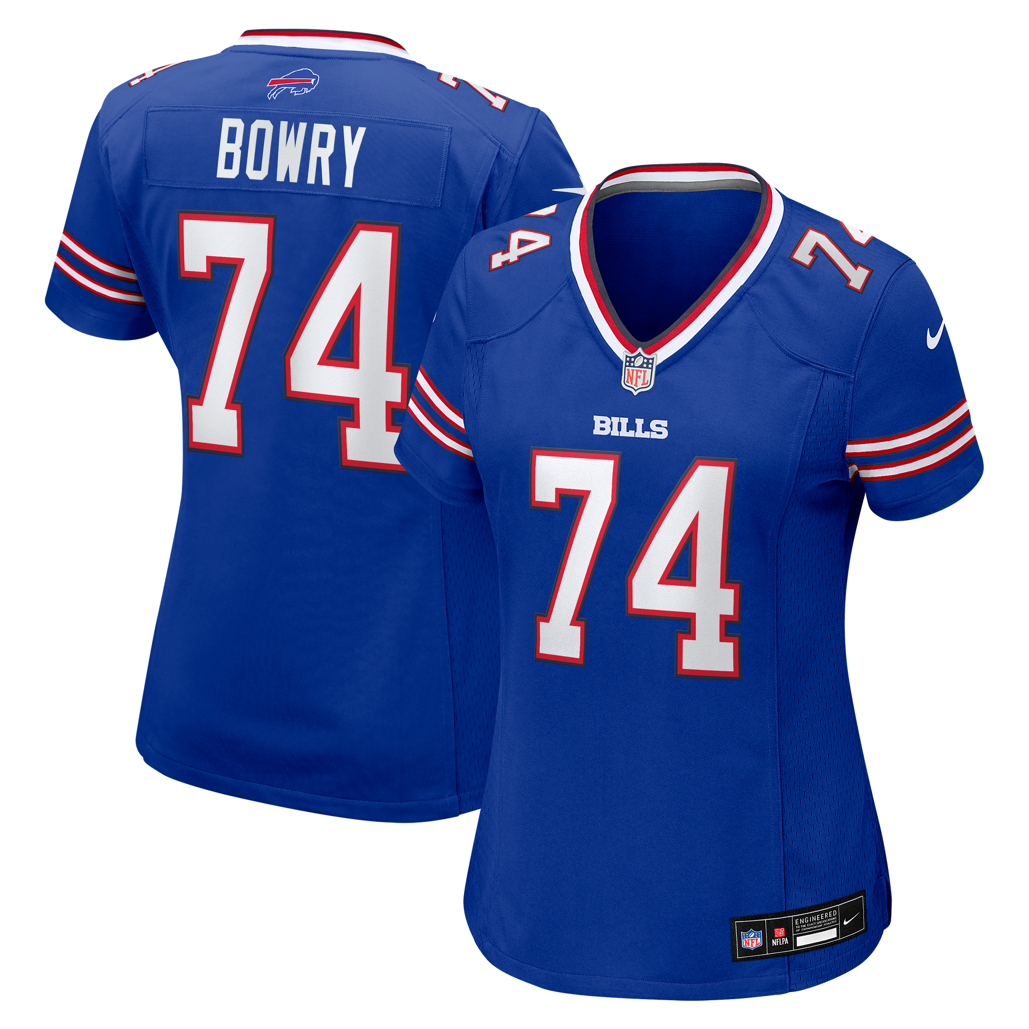 Women's Nike Jude Bowry Royal Buffalo Bills Team Game Jersey