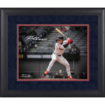 Travis Bazzana Cleveland Guardians Facsimile Signature Framed 11" x 14" Spotlight Photograph