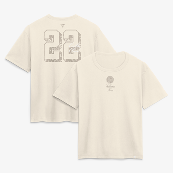 Women's Caitlin Clark Cream Indiana Fever Fashion Name & Number T-Shirt
