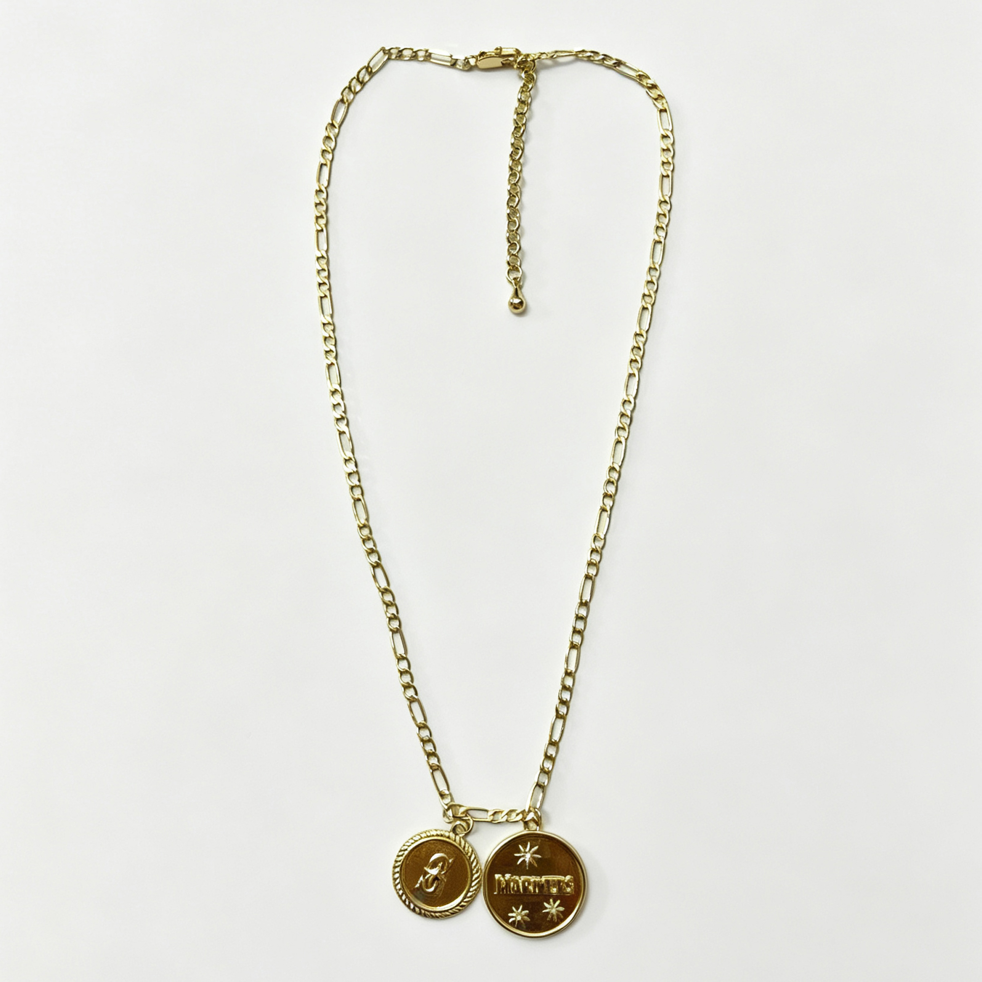 LUV AJ Seattle Mariners Double Coin Logo Necklace