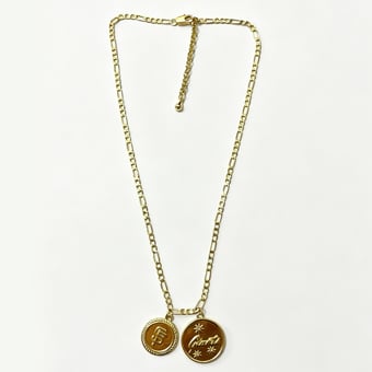 LUV AJ San Francisco Giants Double Coin Logo Necklace