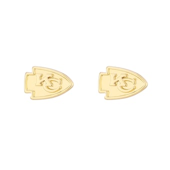 Women's LUV AJ  Gold Kansas City Chiefs Logo Stud Earrings