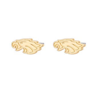 Women's LUV AJ  Gold Philadelphia Eagles Logo Stud Earrings