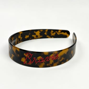 LUV AJ Atlanta Braves Rhinestone Headband
