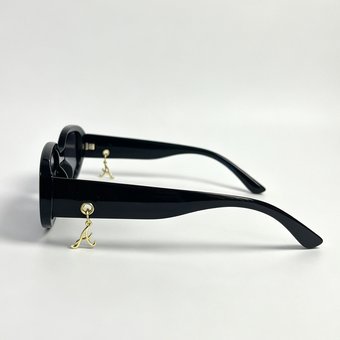 Women's LUV AJ Atlanta Braves Logo Charm Sunglasses