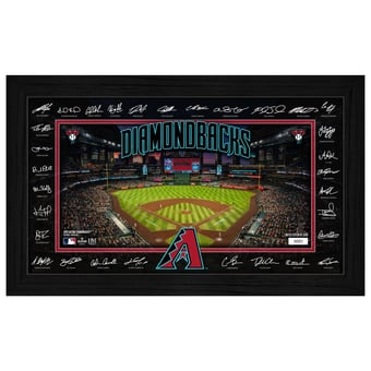 Highland Mint Arizona Diamondbacks 12" x 20" 2026 Signature Field Photograph - Facsimile Signatures