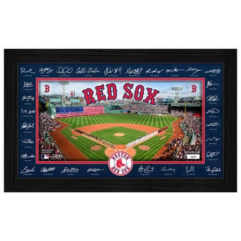 Highland Mint Boston Red Sox 12" x 20" 2026 Signature Field Photograph - Facsimile Signatures
