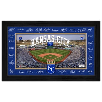 Highland Mint Kansas City Royals 12" x 20" 2026 Signature Field Photograph - Facsimile Signatures