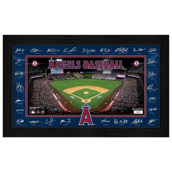 Highland Mint Los Angeles Angels 12" x 20" 2026 Signature Field Photograph - Facsimile Signatures