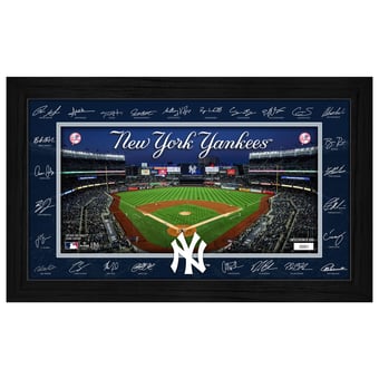 Highland Mint New York Yankees 12" x 20" 2026 Signature Field Photograph - Facsimile Signatures