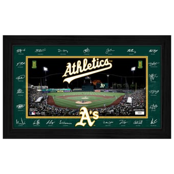 Highland Mint Athletics 12" x 20" 2026 Signature Field Photograph - Facsimile Signatures