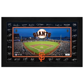 Highland Mint San Francisco Giants 12" x 20" 2026 Signature Field Photograph - Facsimile Signatures