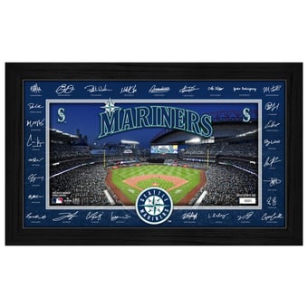 Highland Mint Seattle Mariners 12" x 20" 2026 Signature Field Photograph - Facsimile Signatures