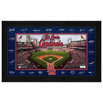 Highland Mint St. Louis Cardinals 12" x 20" 2026 Signature Field Photograph - Facsimile Signatures