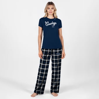 Women's Concepts Sport  Navy Dallas Cowboys Highland Sleep Set
