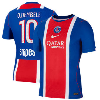 Men's Nike Ousmane Dembélé Blue Paris Saint-Germain 2026/27 Home Match Authentic Jersey