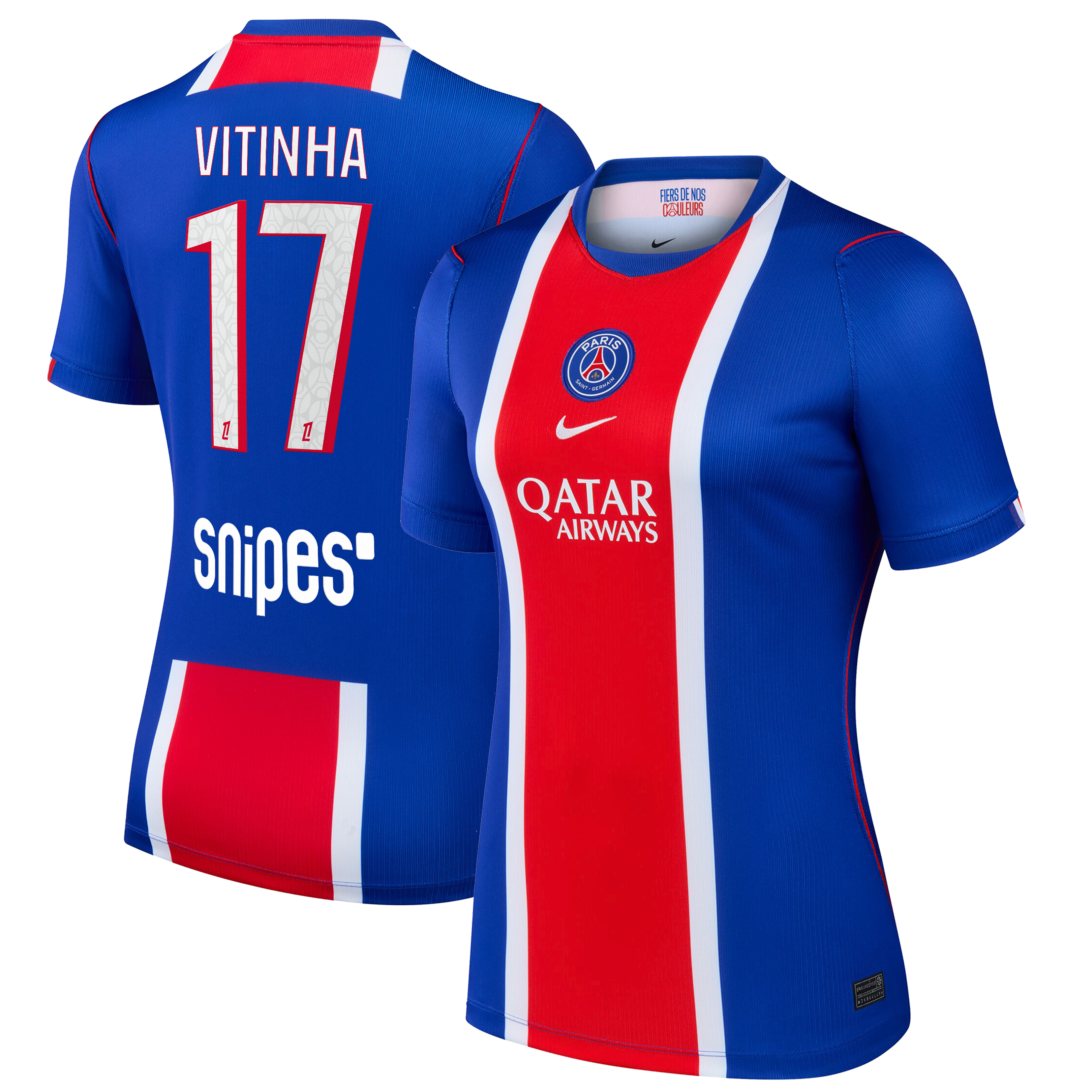 Women's Nike Vitinha Blue Paris Saint-Germain 2026/27 Home Stadium Replica Jersey