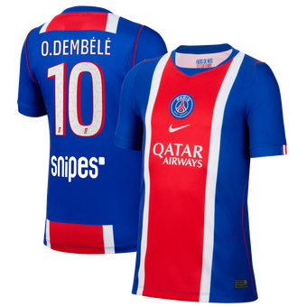 Youth Nike Ousmane Dembélé Blue Paris Saint-Germain 2026/27 Home Stadium Replica Jersey