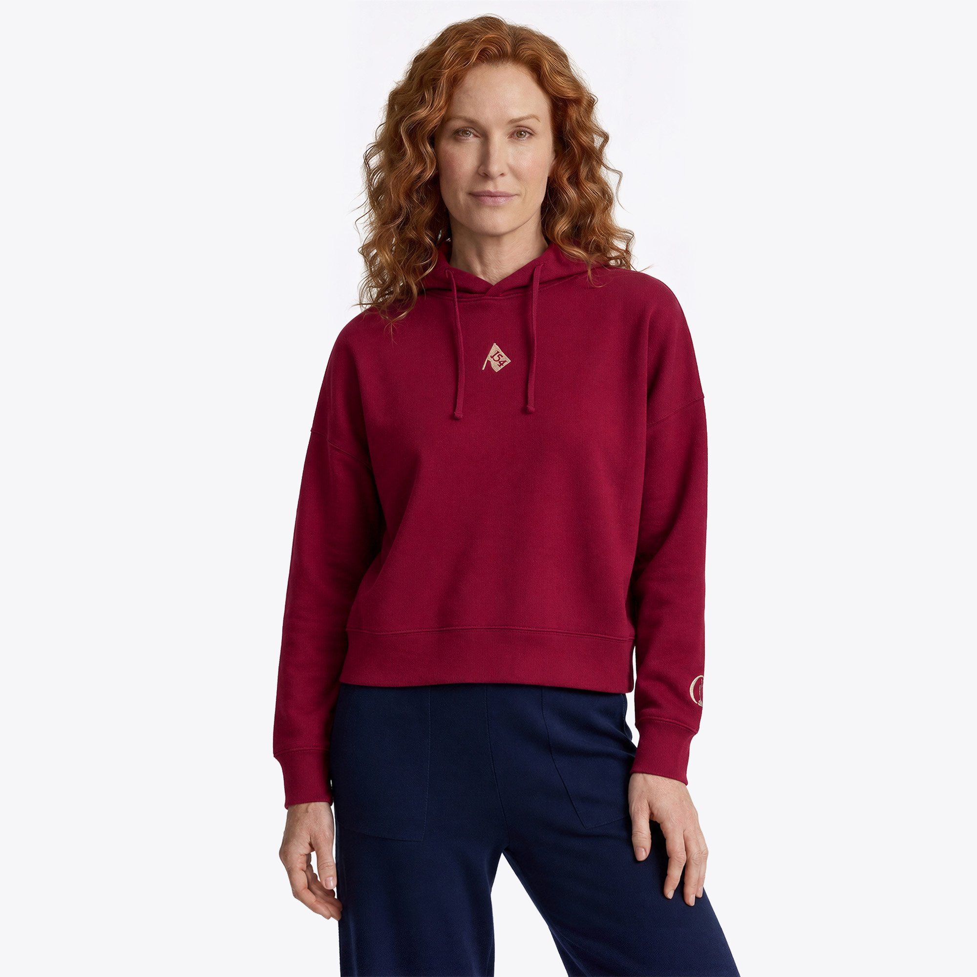Felpa con cappuccio The 154th Open Royal Birkdale Golf's Original Championship - Rosso - Donna