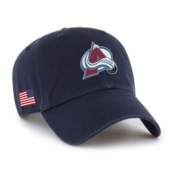 Unisex '47  Navy Colorado Avalanche Heritage Flag Clean Up Adjustable Hat