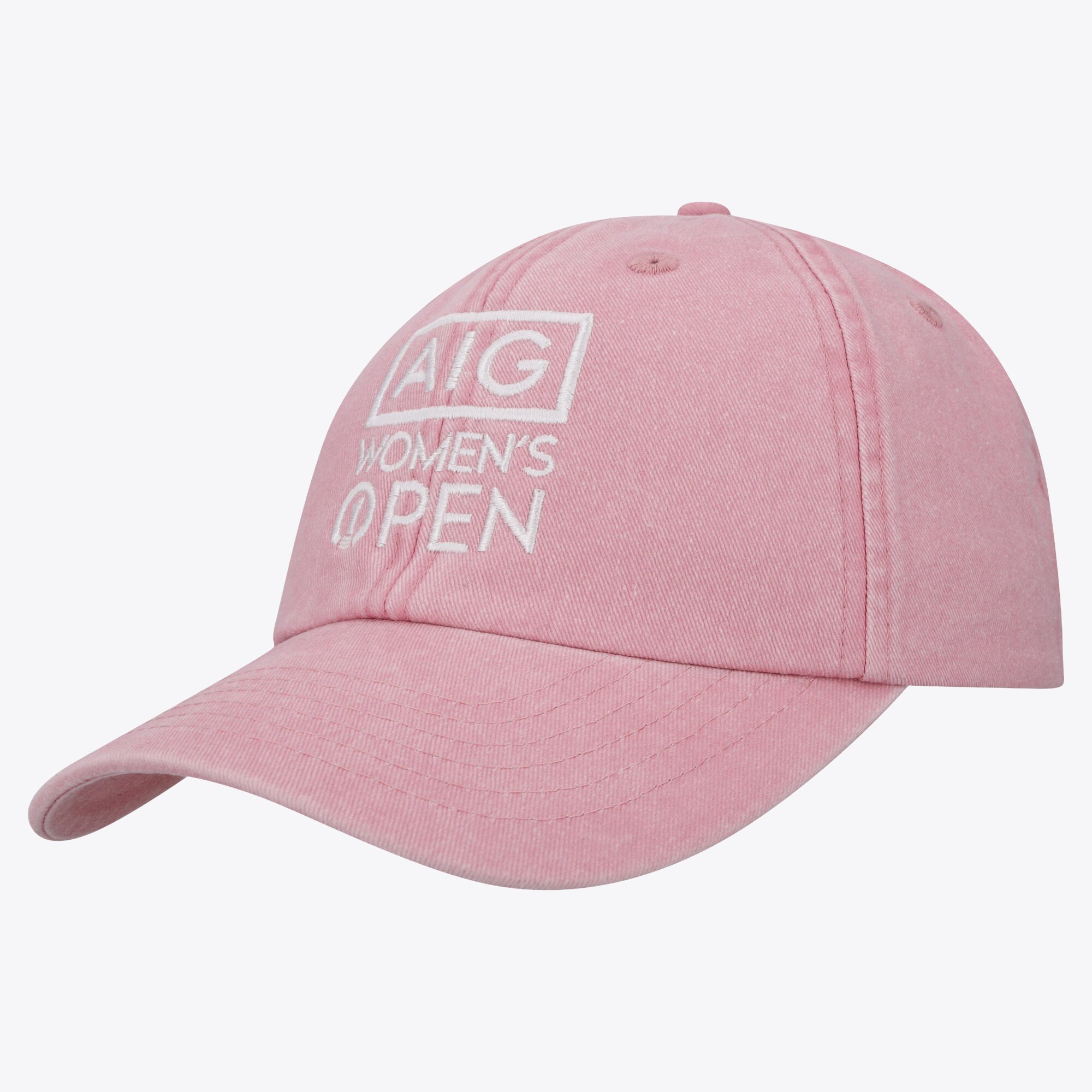 Cappellino regolabile AIG da donna, modello Open Vintage non strutturato - Rosa cipria vintage - Donna