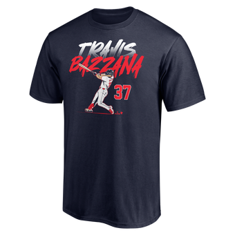 Unisex BreakingT Travis Bazzana Navy Slugger Swing T-Shirt