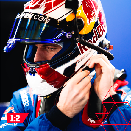 Max Verstappen 24h Nürburgring 2026 Helmet 1:2