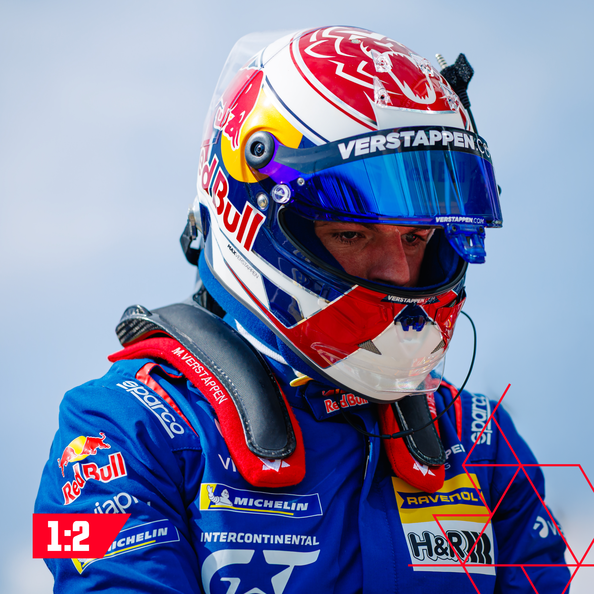Max Verstappen 2026 GT3 Helm – 1:2 Modell