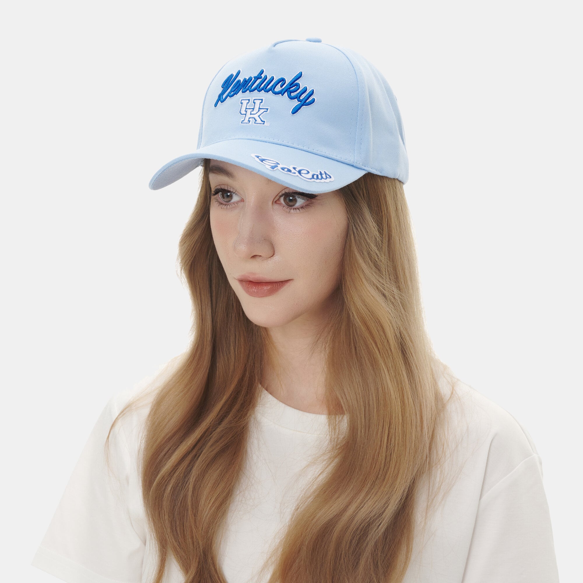 Women's ZooZatz Light Blue Kentucky Wildcats Sweet Spirit A-Frame Adjustable Hat