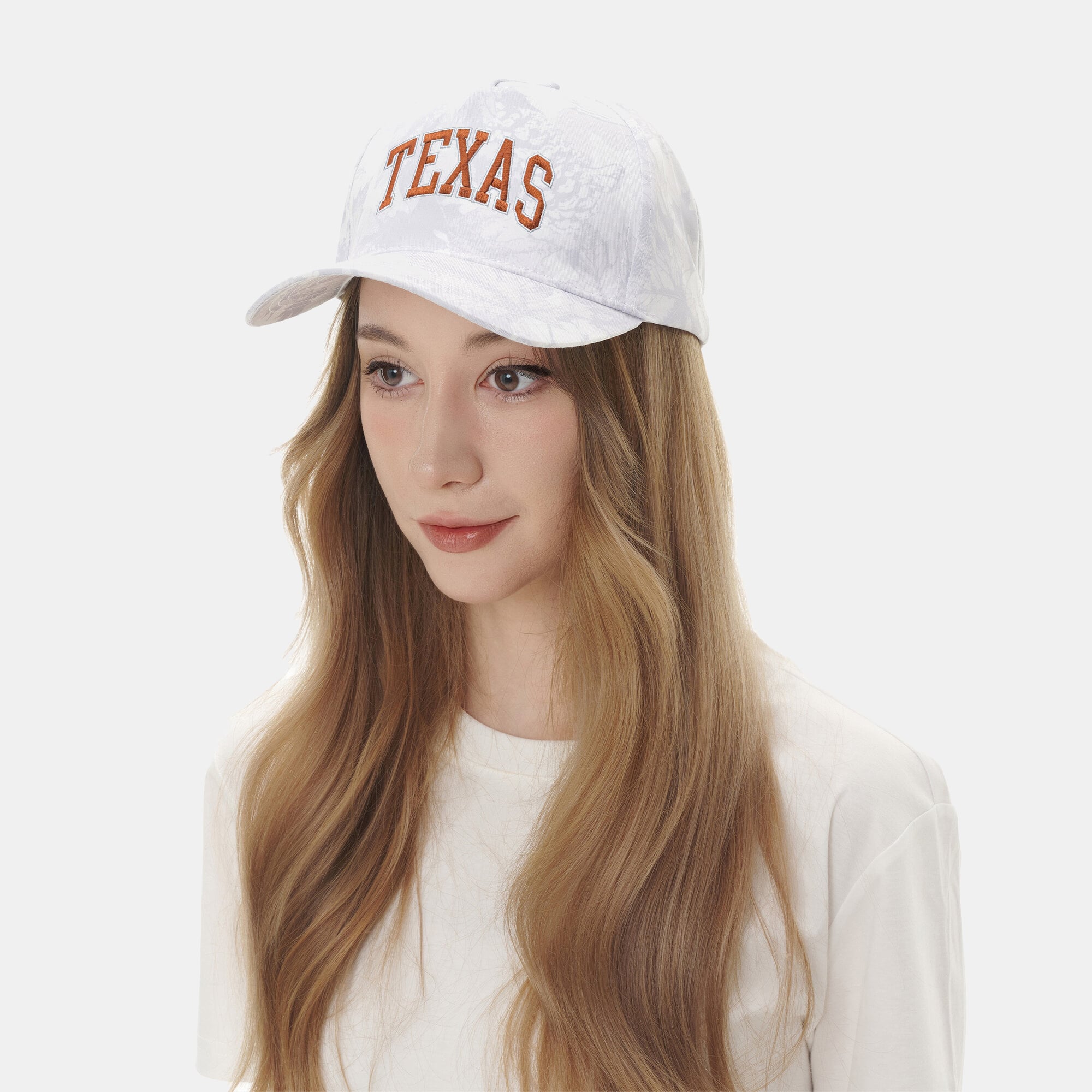 Women's ZooZatz Camo Texas Longhorns Snow Camo A-Frame Adjustable Hat