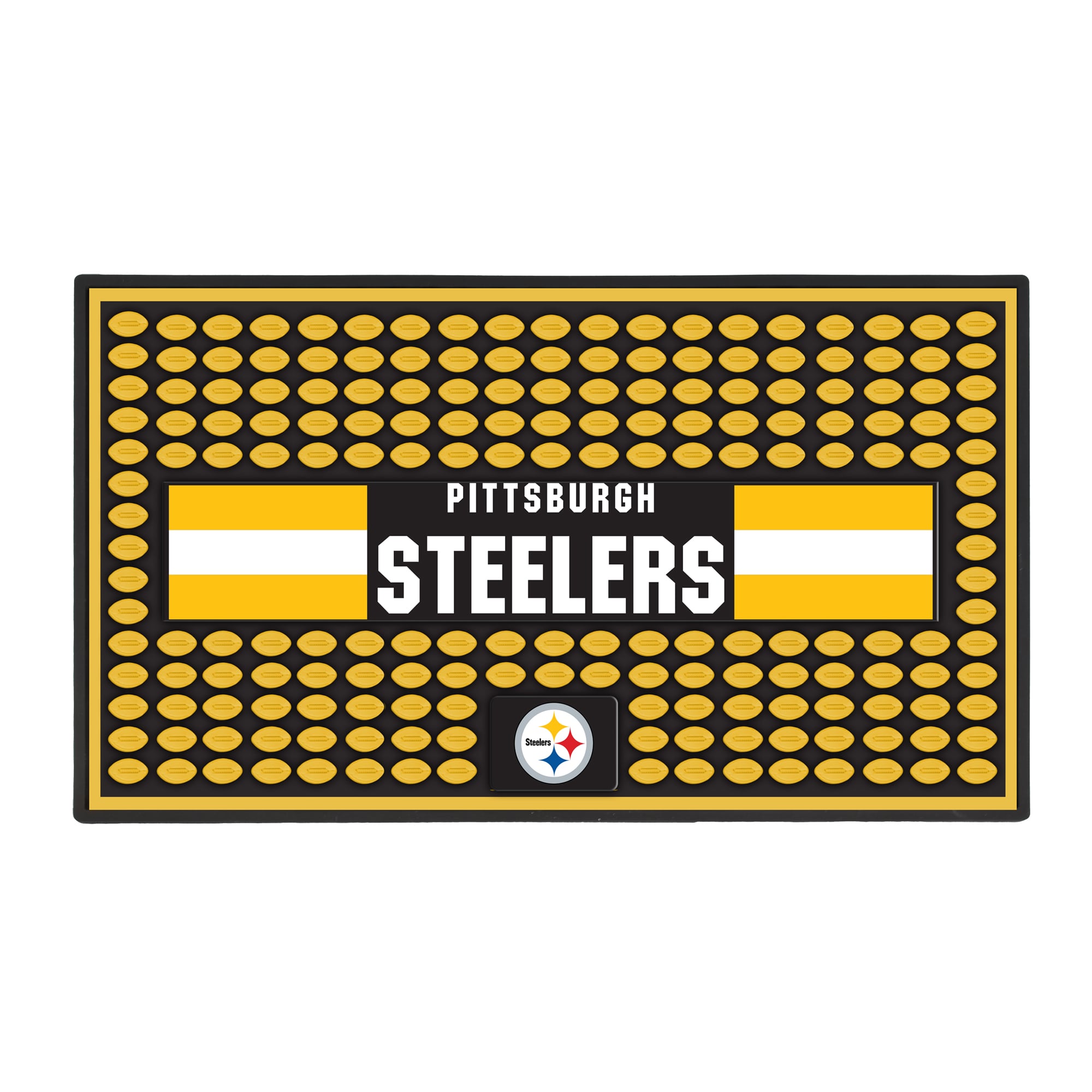 The Memory Company Pittsburgh Steelers Team Bar Mat
