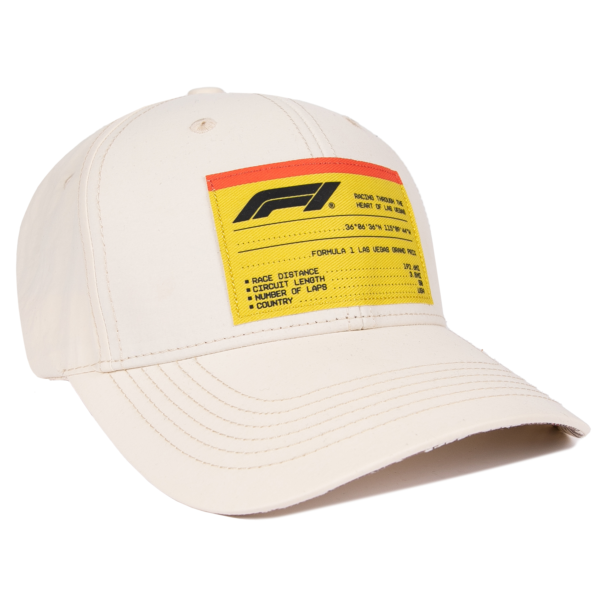 Men's Cream 2026 Las Vegas Grand Prix Desert Adjustable Hat
