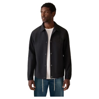 Men's FAHERTY  Black New York Knicks Coaches Full-Snap Jacket