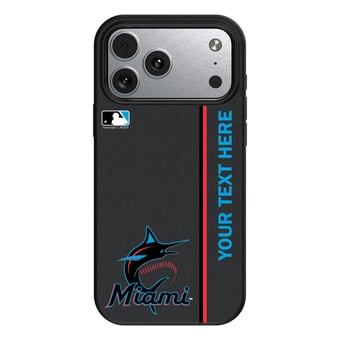 Keyscaper Miami Marlins  Personalized iPhone Magnetic Bump Case