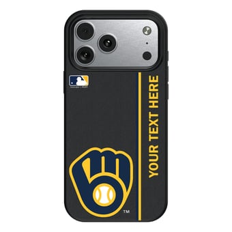 Keyscaper Milwaukee Brewers  Personalized iPhone Magnetic Bump Case