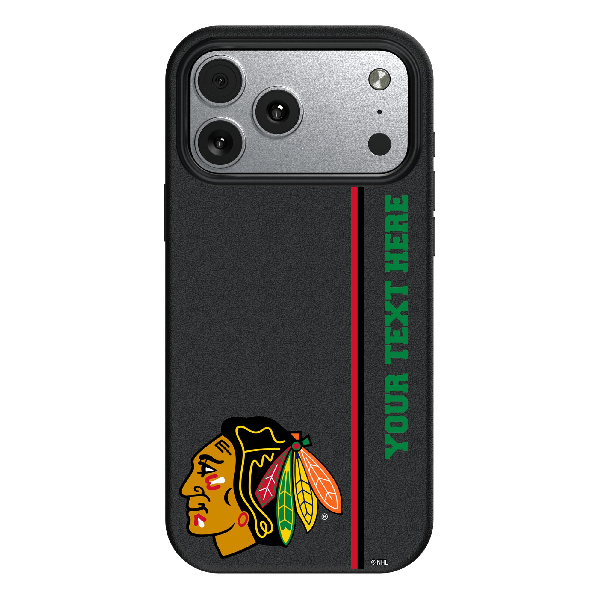 Keyscaper Chicago Blackhawks Personalized iPhone Magnetic Bump Case