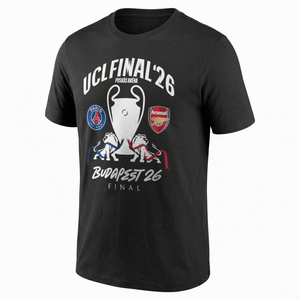 T-shirt PSG Trophée Graphique Finale Ligue des Champions Budapest 2026, vue 3