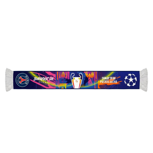 Écharpe PSG Imprimé Finale Ligue des Champions Budapest 2026, vue 3