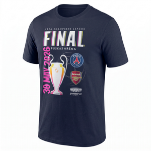 T-shirt PSG Lifestyle Finale Ligue des Champions Budapest 2026, vue 3