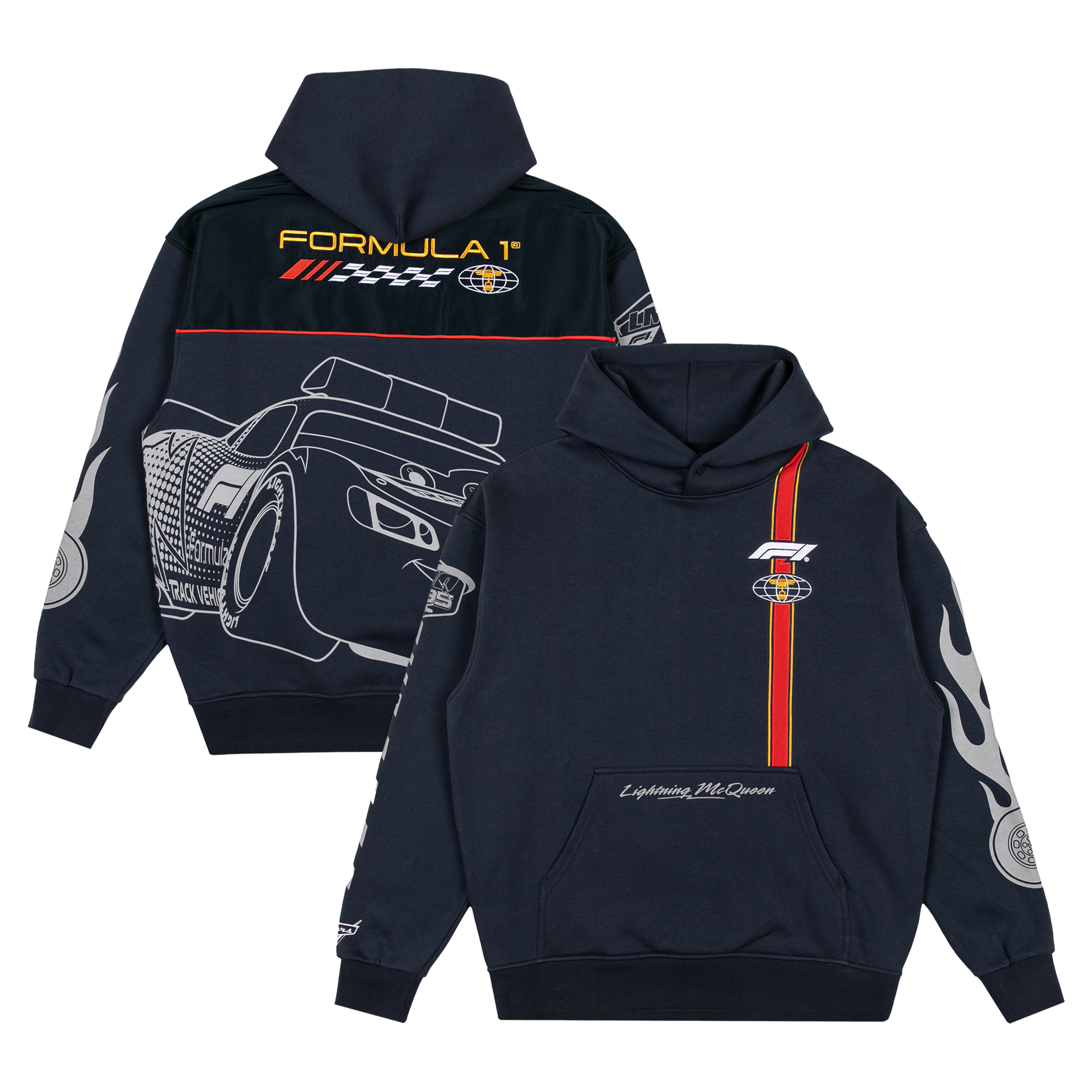 Men's Formula 1 x Pixar's Cars Navy 2026 Italian Grand Prix Hoodie