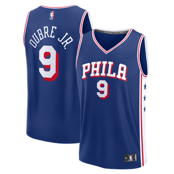 Men's Fanatics Kelly Oubre Jr. Blue Philadelphia 76ers Fast Break Jersey - Icon Edition