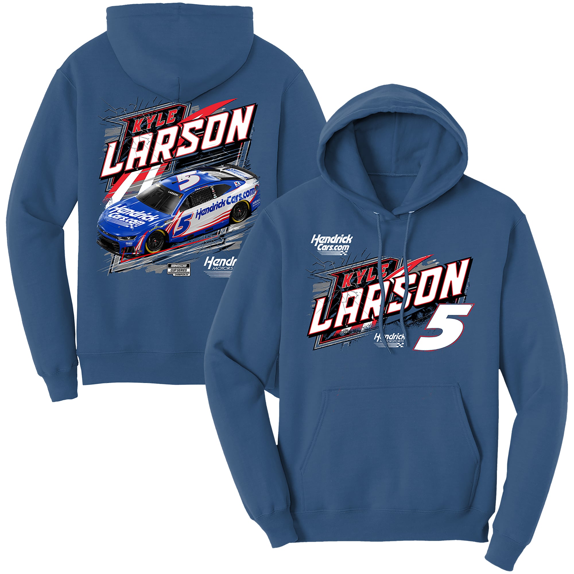 Men’s Classic Ink Blue Kyle Larson HendrickCars.com Hoodie Men’s Classic Ink Blue Kyle Larson HendrickCars.com Hoodie