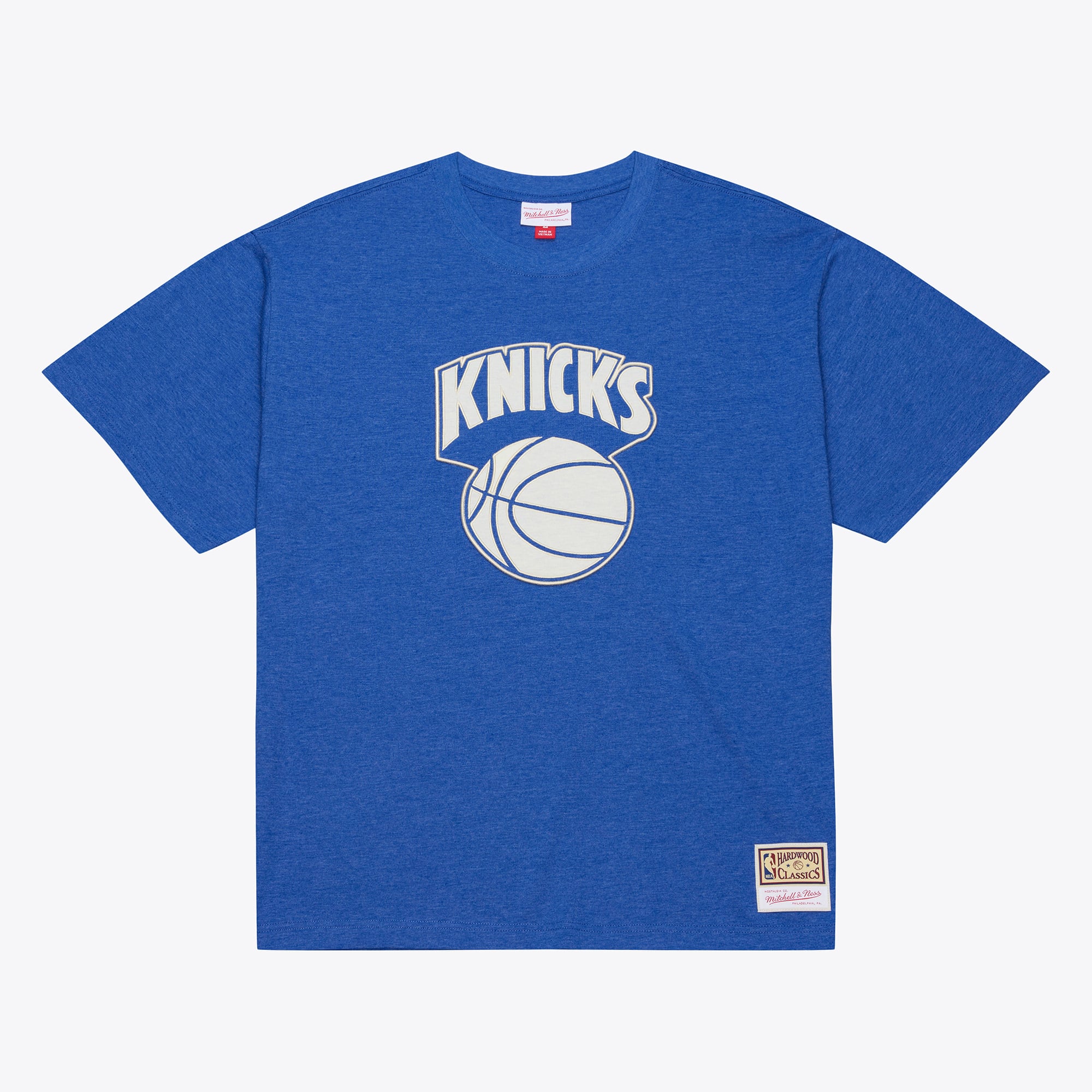 Men's Mitchell & Ness  Blue New York Knicks Game Day Classic T-Shirt