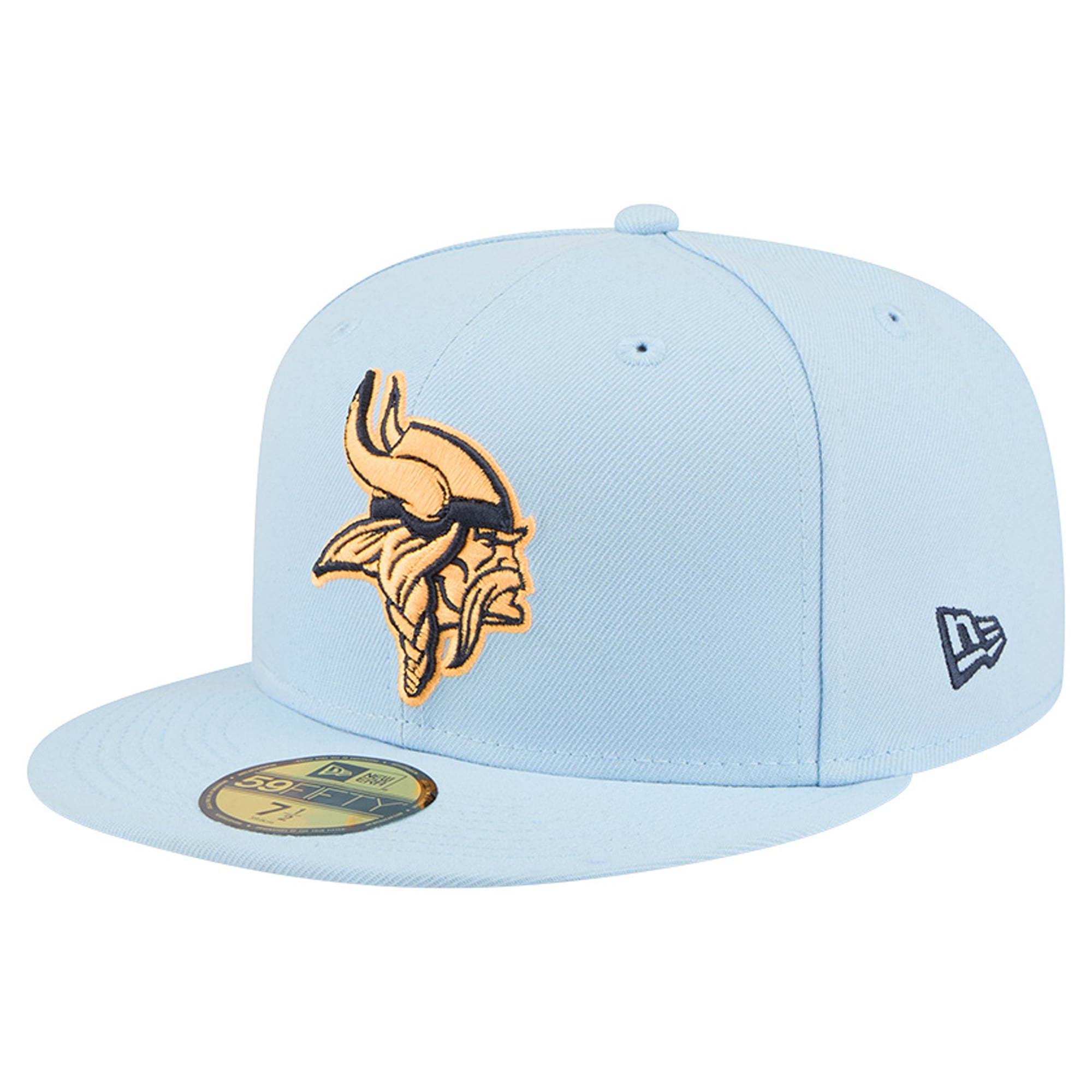 Men's New Era Coastal Blue Minnesota Vikings 59FIFTY Fitted Hat