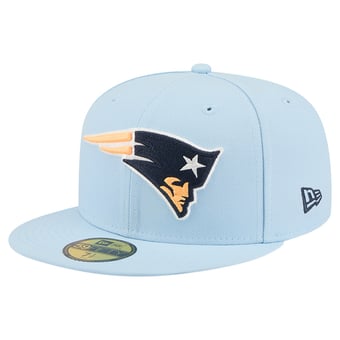 Men's New Era Coastal Blue New England Patriots 59FIFTY Fitted Hat