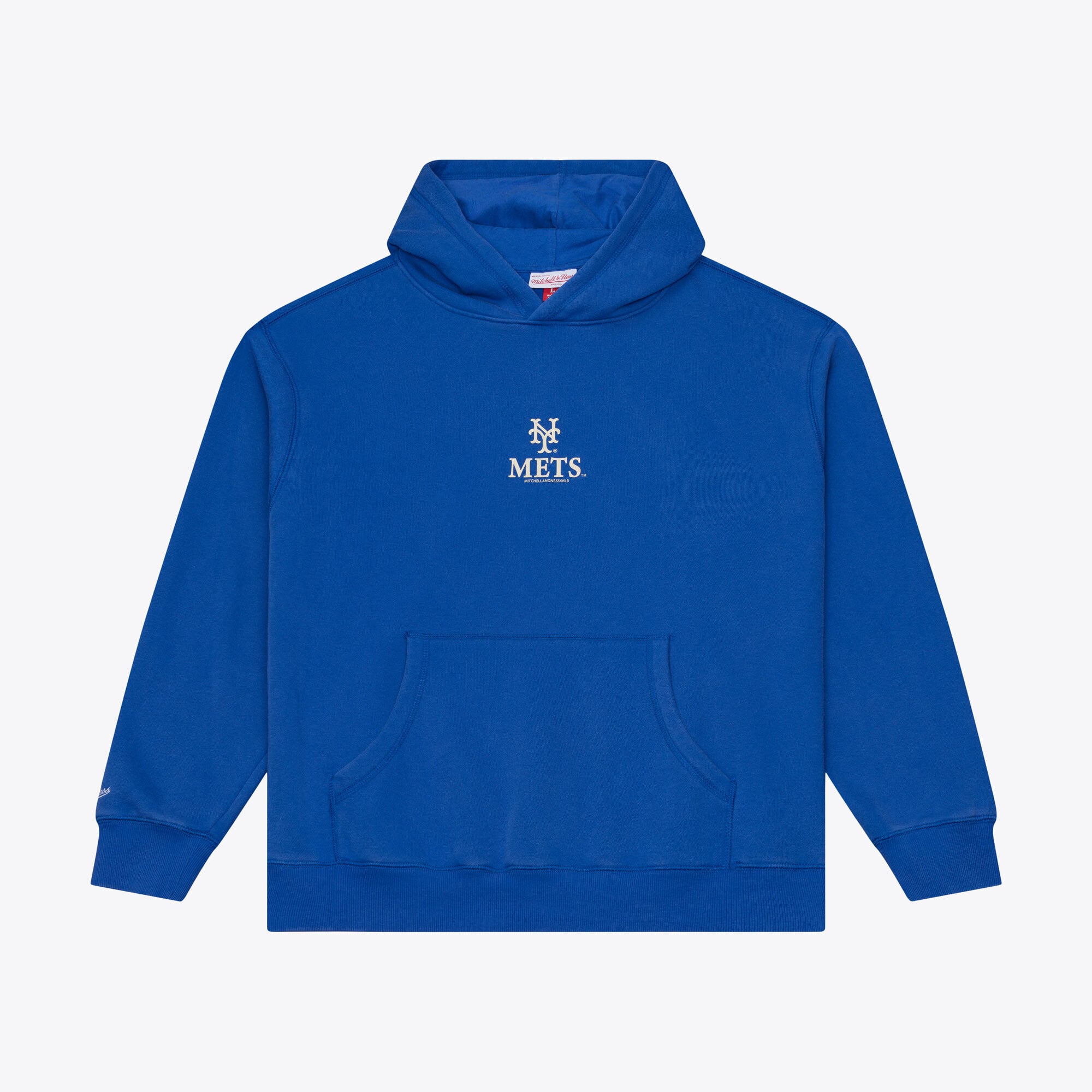 Felpa con cappuccio da uomo Mitchell & Ness Royal New York Mets Core Essentials