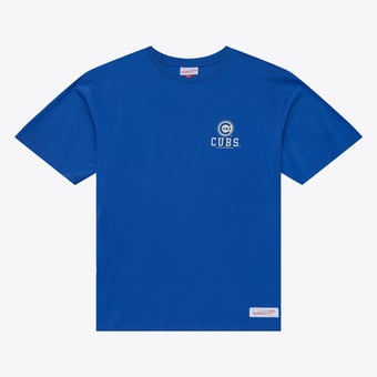 Men's Mitchell & Ness Royal Chicago Cubs Core Essentials T-Shirt